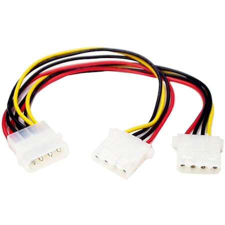 Startech.Com LP4 to 2x LP4 Power Y Cable PYO2L