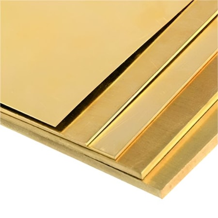 Southern Copper C353 Brass Plate/Sheet 0.625 in Thickness 24.0 in Width 12 in Length C353PLT625-24-12