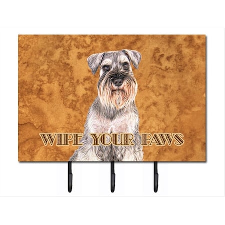 Carolines Treasures Schnauzer Wipe your Paws Leash or Key Holder KJ1220TH68