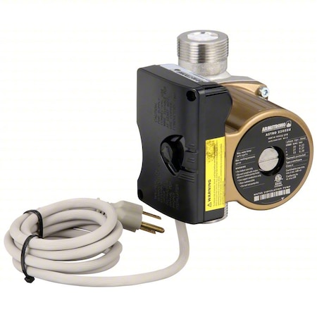 Armstrong Circulating Pump, Union, 1/25hp, 120VAC 110223-340