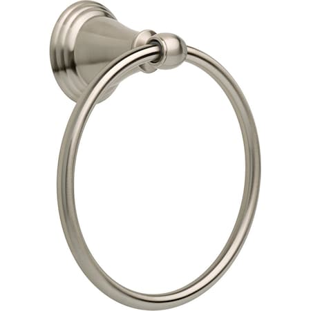 Delta Windemere Towel Ring Brushed Nickel Finish 79646-BN