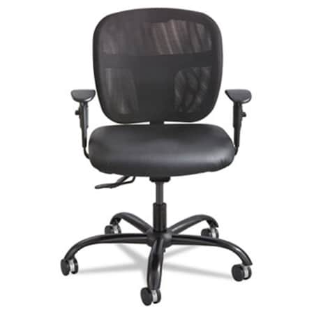 Betterbeds Vue Intensive Use Mesh Task Chair, Vinyl Seat, Black BE193214
