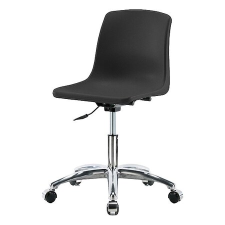 Blue Ridge Ergonomics Black Polypropylene Shell Chair SDHCH-CR-NBCC-BLK