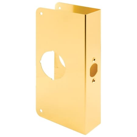 Defender Security Door Reinforcer Brass 1-3/8in U 9541