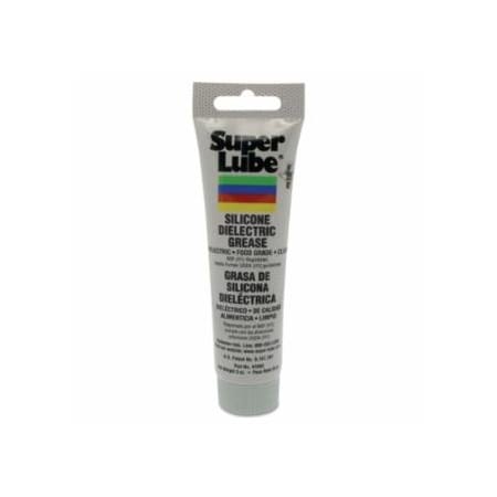 Super Lube Silicone Dielectric and Vacuum Grease, 3 oz Tube, NLGI Grade 2, NSF Rating H1 Food Grade 692-91003