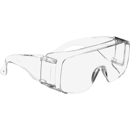 3M Safety Glasses, OTG Gray Polycarbonate Lens, Uncoated, 20PK TGV01-20