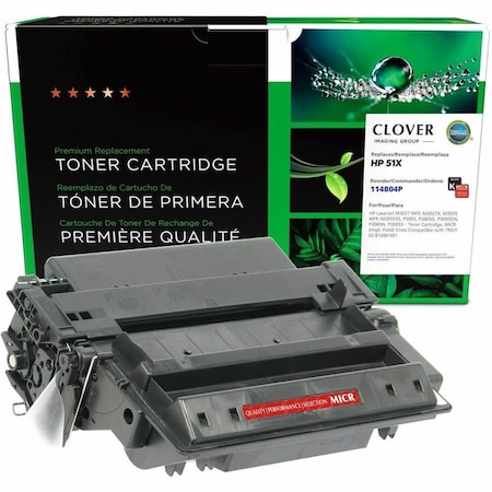 Clover Imaging Group Imaging Remanufactured High Yield MICR Toner Cartridge 114804P