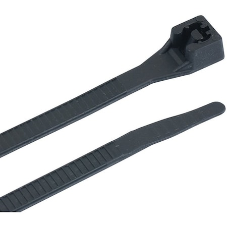 Gardner Bender Cable Tie, 11 in L, 3 in Max Bundle Dia., Black, Nylon, 75 lb Strength 46-310UVB