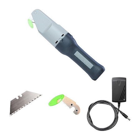 Boxblayde Electric Box Cutter, 12 in L, Steel, Black 42358257287357