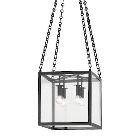 Hudson Valley Lighting Catskill 4 Light Lantern 12 In. Aged Iron 4113-AI