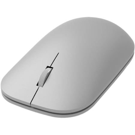 Microsoft Microsoft Modern Mouse - Wireless - Bluetooth - Silver - Scroll Wheel - Symmetrical ELH-00001