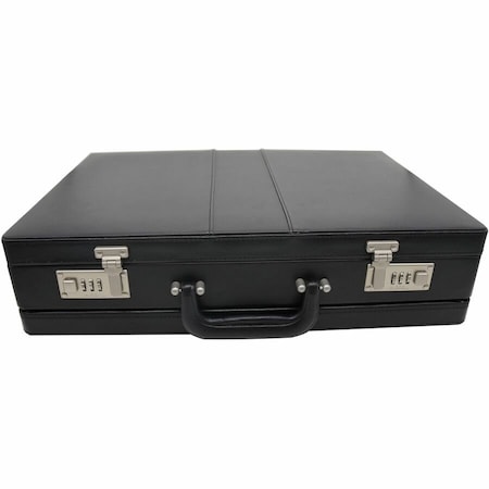 Nusparc Locking Carrying Case, 12.5" x 17.5" x 4", Black Vinyl NPRBC100ZZBK