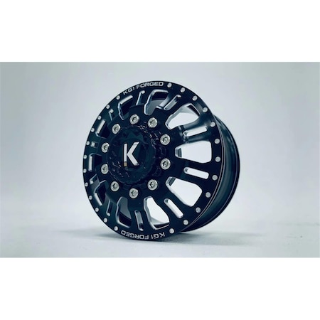 Plushdeluxe KG1 KD004 CNC Metal Front Dually Wheel with Cap, 2 Piece PL3526460