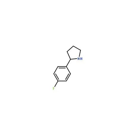 Ak Scientific 2-(4-Fluorophenyl)-pyrrolidine HCl (250mg), CAS 72216-06-9 1595AP-250mg