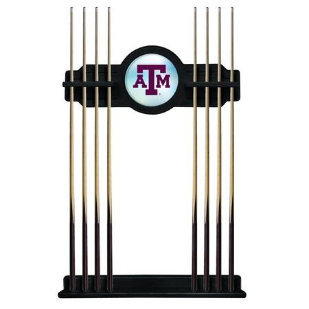 Holland Bar Stool Co Texas A&M Cue Rack in Black Finish CueBKTexA-M
