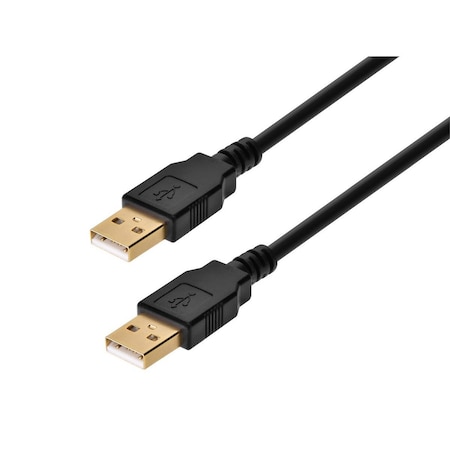 Monoprice USB 2.0 Cable, 1-1/2 ft.L, Black 5441