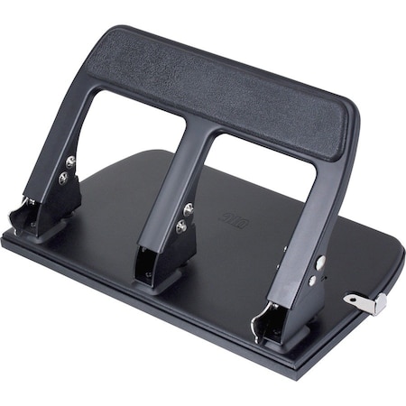 Officemate Heavy Duty Paper Punch, Three Hole, Blk 90089