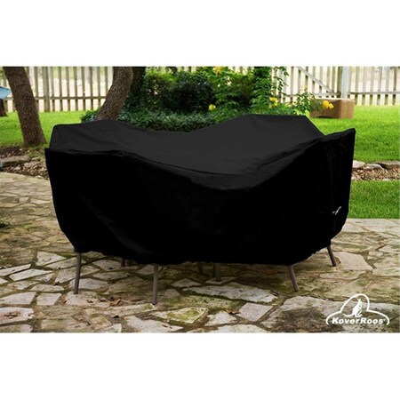 Koverroos Weathermax X-Large High Back Dining Set Cover- Black - 121 L x 86 W x 34 H in. 79484