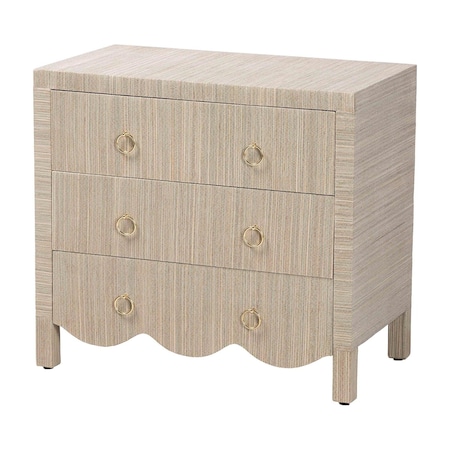 Bali & Pari Umika Grasscloth Nightstand 265-14548-ZORO