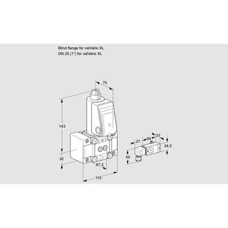 Honeywell Kromschroder VAS1W0/W25R/NW KS88017374