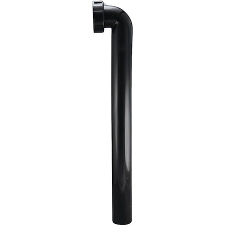 Plumb Pak Waste Arm, 1-1/2 in, Direct-Connect, Plastic, Black PP104AB