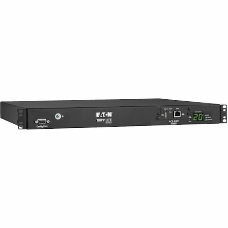 Eaton Tripp Lite Series 3.8kW 200-240V Single-Phase ATS/Monitored PDU - 8 C13 and 2 C19 Outlets, Dual PDUMNH20HVAT1