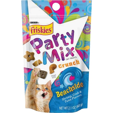 Purina Party Mix Beachside-Shrimp Crab & Tuna 2.1 Oz. Cat Treat 50415