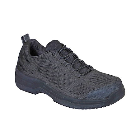 Orthofeet Cobalt, Mens Work Shoe, Black, Size 13 612