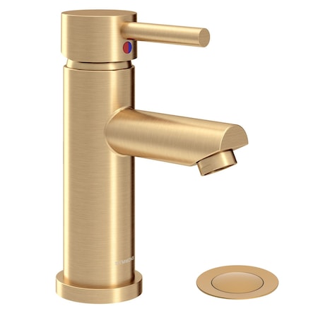 Symmons Dia Single-Hole Single-Handle Bathroom Faucet with Push Pop Drain (1.0 GPM) SLS3512BBZPP
