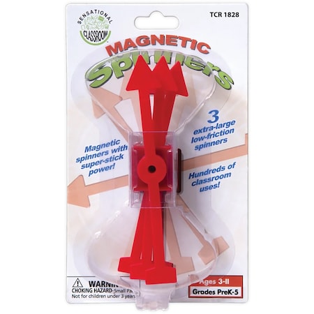 Sensational Classroom Magnetic Spinners, 3-Piece Set 1828