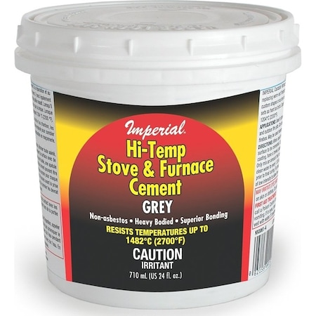 Imperial Stove and Furnace Cement, 24 oz Tub KK0069-A