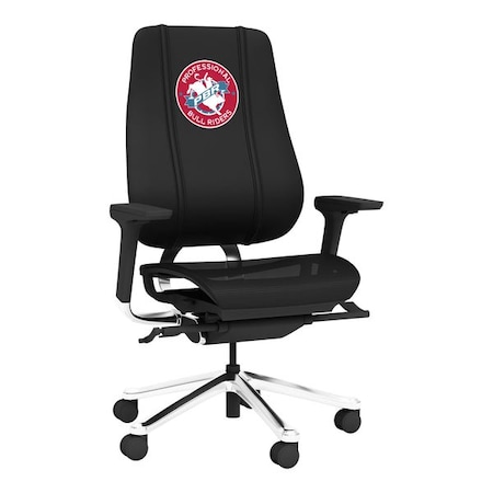 Dreamseat PhantomX Mesh Gaming Chair with Professional Bull Riders Vintage Logo DSPHGMCHRBKJCKT-PSPBR0002A