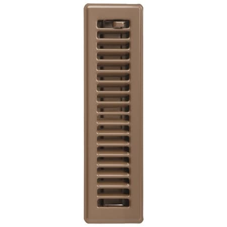 Imperial Mfg Register Floor 2-1/4X12In Brn RG2000