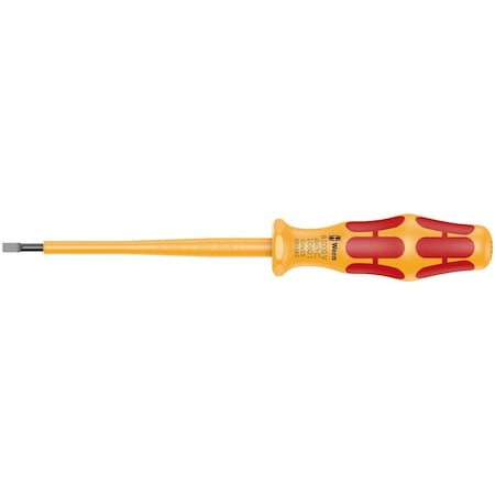 Wera 1060 i VDE-insulated Kraftform slotted screwdriver, 0.4 x 2.5 x 80 mm 5051580001
