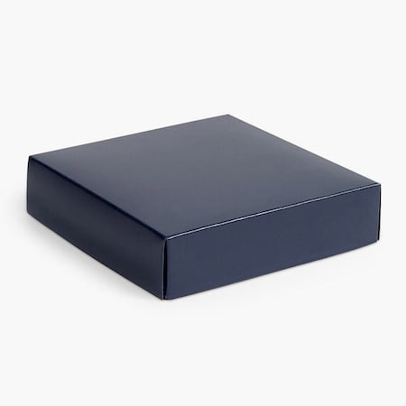 Nashville Wraps Matte Navy Blue Box Lid, 6x6x1.5, 25PK GBL06NB