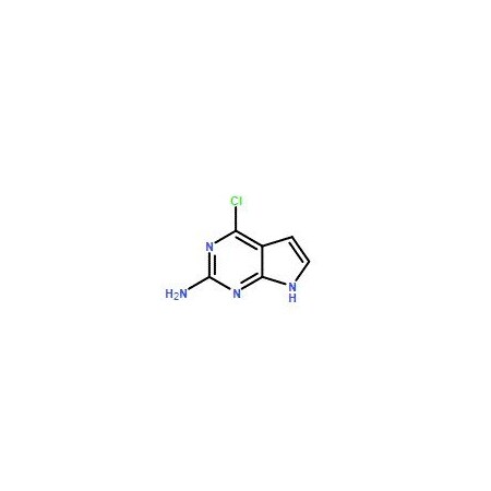 Ak Scientific 4-Chloro-7H-pyrrolo[2, 3-d]pyrimidin-2-amine (25g), CAS 84955-31-7 X7288-25g