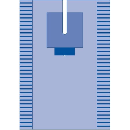 Medline Sterile EENT Split Drape, 78in x 121in (196 x 307 cm), 8PK DYNJP7001