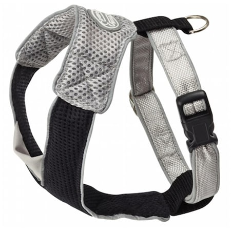 Doggles XXS V Mesh Harness - Gray-Black HAOMXX09