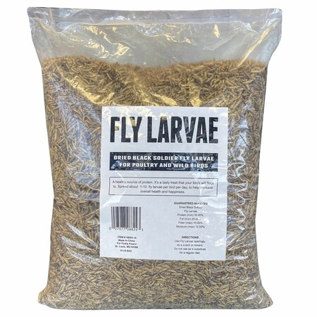 Fickle Fowl Flock Fest 10 Lbs Bag Fly Larvae DBSFL10