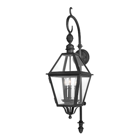 Troy Lighting Townsend 3 Light Wall Sconce 11 In. Textured Black B9622-TBK