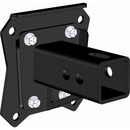 Kfi 101970 Polaris RZR Rear 2 in Receiver Hitch - 1/4 in & 316 in Grade 50 Steel, Powder 101970