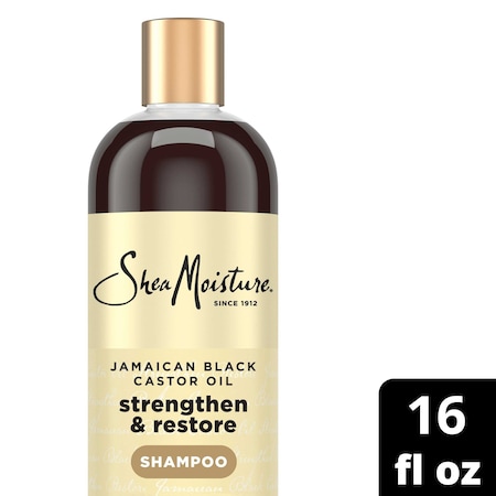 Shea Moisture Strengthen and Restore Jamaican Black Castor Oil Shampoo, 16 Fluid Ounce, 12PK 69707174