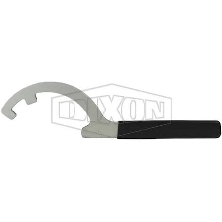 Dixon Single End Spanner Wrench, AL-MAG 35 Handle, AL-MAG 35 Head, For Use with 1-1/2 in and 3 in Storz Co SW1530