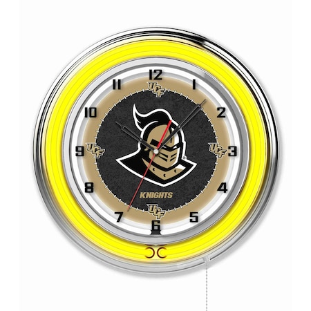 Holland Bar Stool Co University of Central Florida Double Neon 19" Clock Clk19CenFla