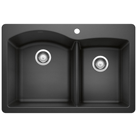 Blanco Diamond 1-3/4 Bowl Dual Deck, Anthracite 440215