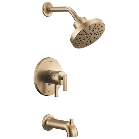 Delta Altado Monitor 17 Series Tub & Shower Trim In Champagne Bronze T17442-CZ
