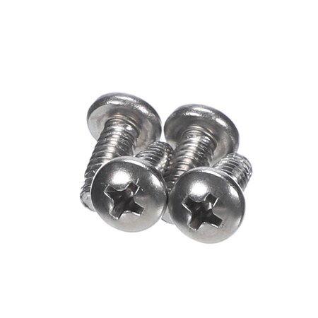 Hestan Commercial Screw Kit, Phillips Pan Head, 10-24 x 1/2in, Thread Cutting, Stainless Steel, 4PK 12672
