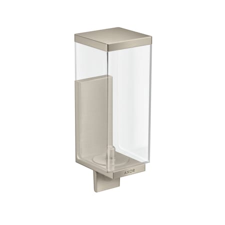 Axor Universal Rectangular Soap Dispenser in Brushed Nickel 42610820