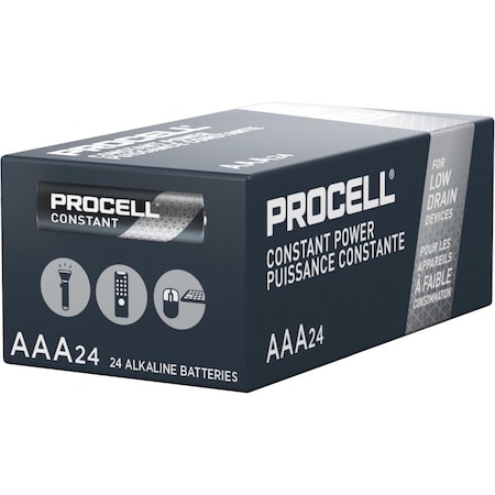 Procell Professional Alkaline AAA Batteries, 24PK PC2400BKD