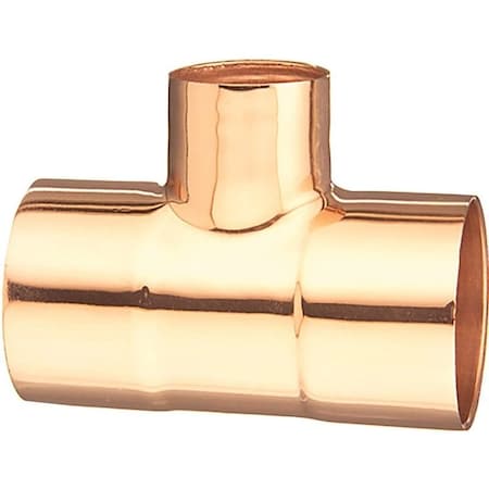 Epc 111R Series Reducing Pipe Tee, 1 x 1 x 12 in, Sweat, Copper 32828